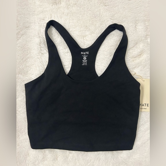Mate The Label Organic Stretch Racer Tank Top - Picture 7 of 11
